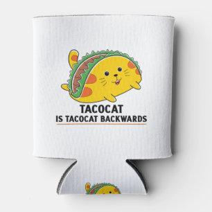 Porta-lata Cute cat kitten taco Mexican food