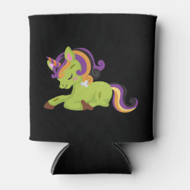 Porta-lata Cute Frankenstein Unicorn Halloween