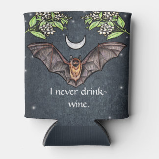 Porta-lata Cute Goth Morcego Isolante de Lata