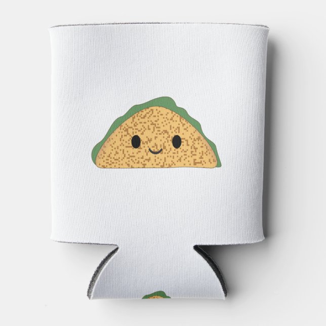 Porta-lata Cute Kawaii Taco (Frente)