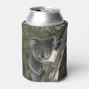 Porta-lata Cute Koala Subindo uma Árvore Fresca