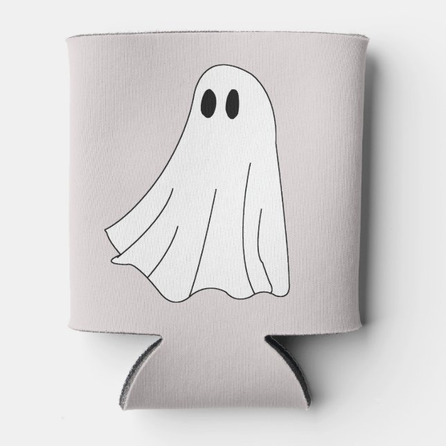 Porta-lata Cute Pastel Ghost Pattern (Frente)