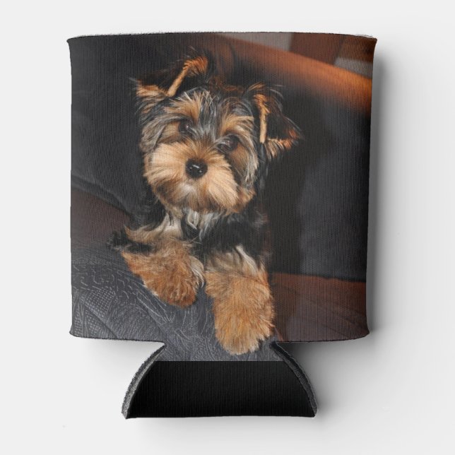 Porta-lata Cute Yorkshire Terrier Puppy Dog (Frente)