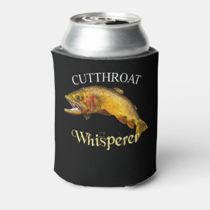 Porta-lata Cutthroat Trut Whisperer Dark Can Cooler