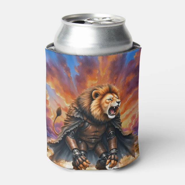 Porta-lata Cyber Lion of the Wastelands  (Can Front)