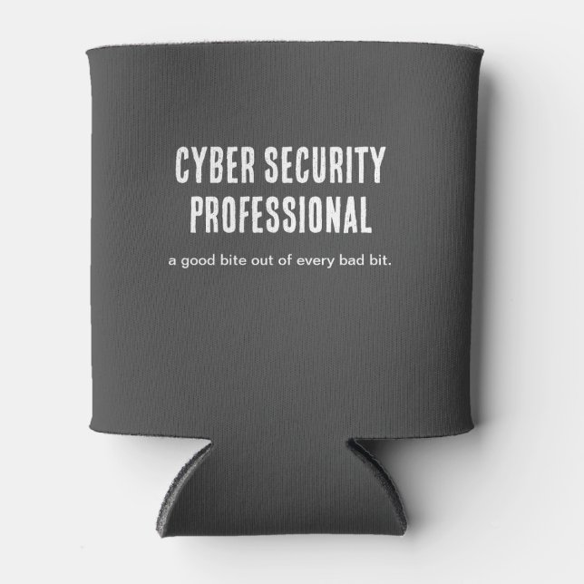 Porta-lata Cyber Security Professional (Frente)