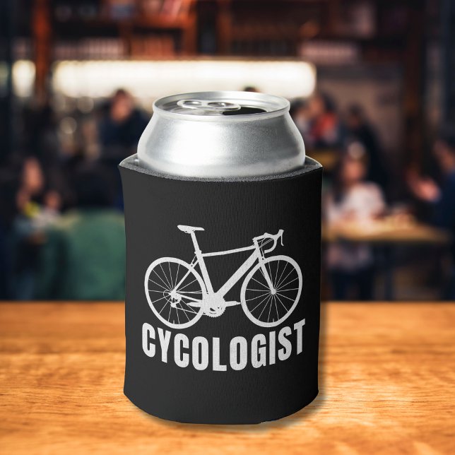 Porta-lata Cycologist Fun Gift for Cycling Lovers (Criador carregado)