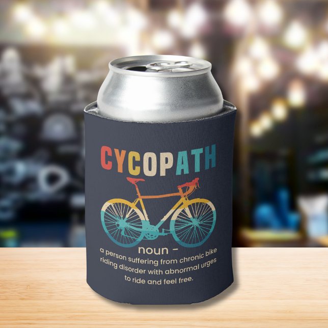Porta-lata Cycopath, Funny Gift for Cycling (Criador carregado)