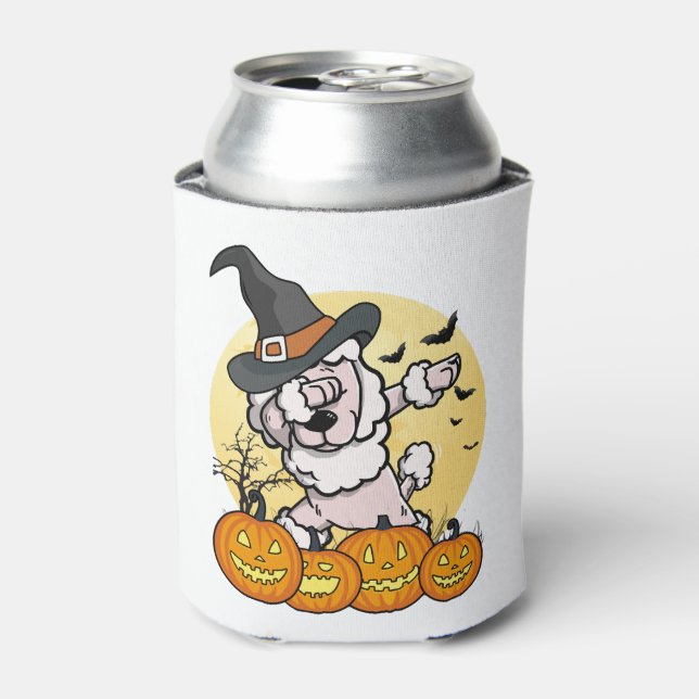 Porta-lata Dabbing Poodle Halloween (Can Front)