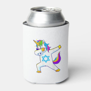 Porta-lata Dabbing Unicorn Hanukkah Jewish Dancing Chanukah K