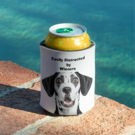 Porta-lata Dachshund Dog Easily Distracted by Wieners