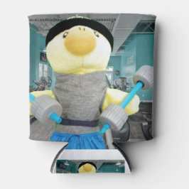 Porta-lata Danny Duck no ginásio