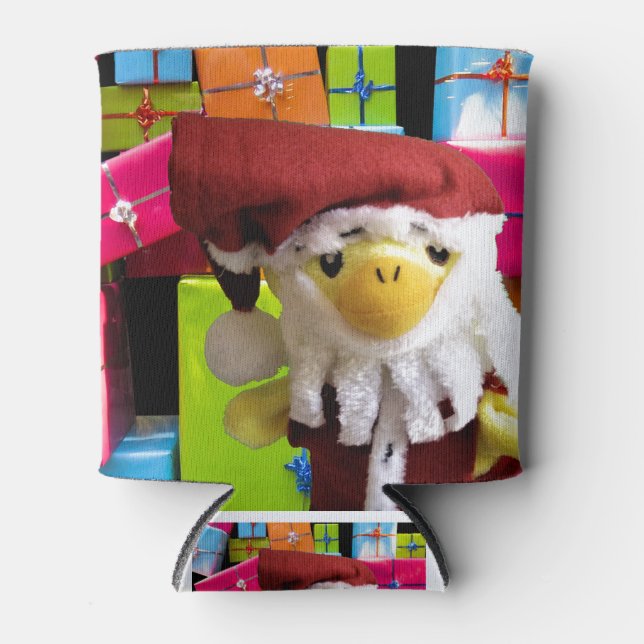 Porta-lata Danny Duck Papais noeis - Aventura de Natal (Frente)