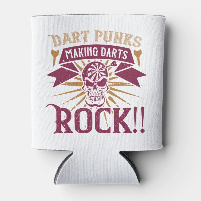 Porta-lata Dardos - Darts Punks Fazendo Dardos Rock! (Frente)