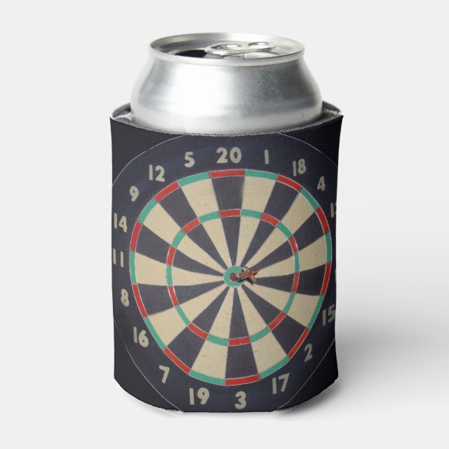 Porta-lata Dart Board Bulls Eye (Can Front)
