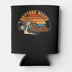 Porta-lata Daytona Beach Florida FL Vintage Graphic Retro 70s