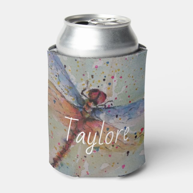 Porta-lata Dazzling Dragonfly (Can Front)