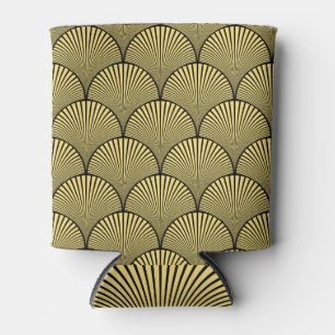Porta-lata Deco de Arte Japonês: Black Dourado Design