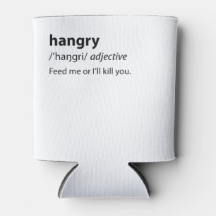 Porta-lata Definição de Dicionário Engraçado Hangry
