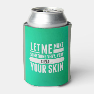 Porta-lata Deixe-me fazer a algo… o cozie claro do skincare
