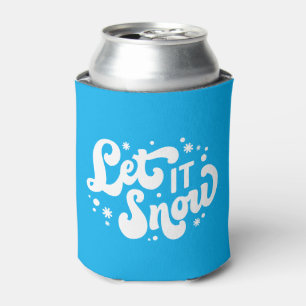 Porta-lata Deixe-o nevar Design de inverno