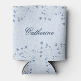 Porta-lata Delicadas Flores Silvestres em Aquarela Desabrocha