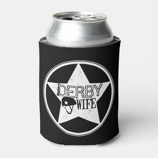 Porta-lata Derby Wife, Roller Derby (Can Front)