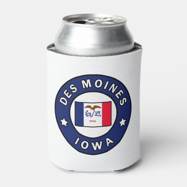 Porta-lata Des Moines Iowa (Can Front)
