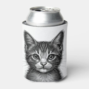 Porta-lata Desenho Adorável de Gato Jovem