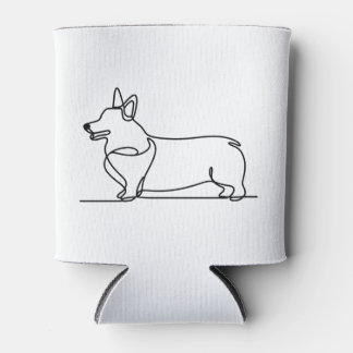 Porta-lata Desenho da Linha Corgi
