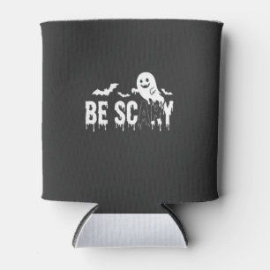 Porta-lata Desenho de Morcego Fantasma de Halloween Assustado