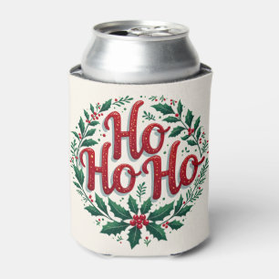 Porta-lata Desenho de Tipografia de Grinalda de Natal Ho Ho H