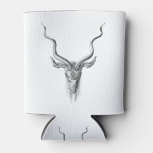 Porta-lata Desenho do antílope preto e branco