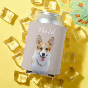 Porta-lata Desenho Personalizado do Cão Galês Corgi