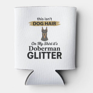 Porta-lata Desenho Vintage Amante de Cão Doberman Brilhante_1