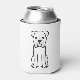 Porta-lata Desenhos animados do cão do pugilista de Bull