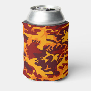 Porta-lata Design da camuflagem em tons do outono