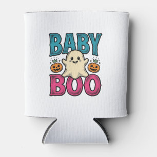 Porta-lata Design de Camisa de Fantasma de Halloween Vintage