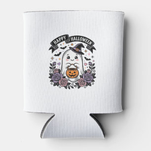 Porta-lata Design de Camisa Vintage de Abóbora Fantasma de Ha
