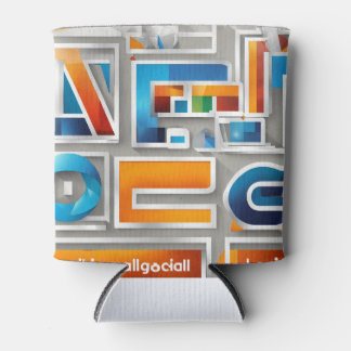 Porta-lata Design de chapéus urbanos vibrantes