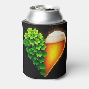 Porta-lata Design de Clover para Rua. Dia de Patrick