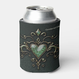 Porta-lata Design de colheita elegante e romântica.