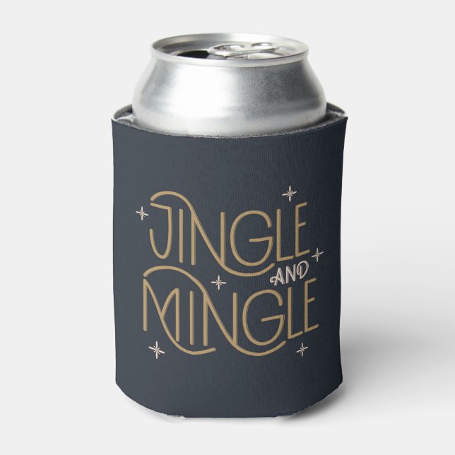 Porta-lata Design de Festivo Jingle e Mingle Holiday (Can Front)