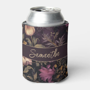 Porta-lata design de flores personalizado pode resfriar