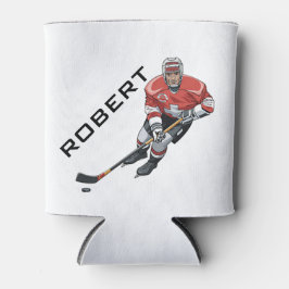 Porta-lata Design de hóquei e refrigerador