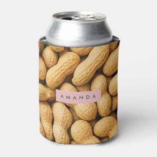Porta-lata Design de Lanche de Amendoim Rústico Personalizado