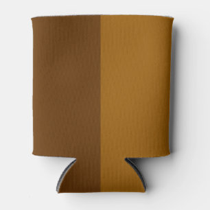 Porta-lata Design de meio lado castanho escuro claro