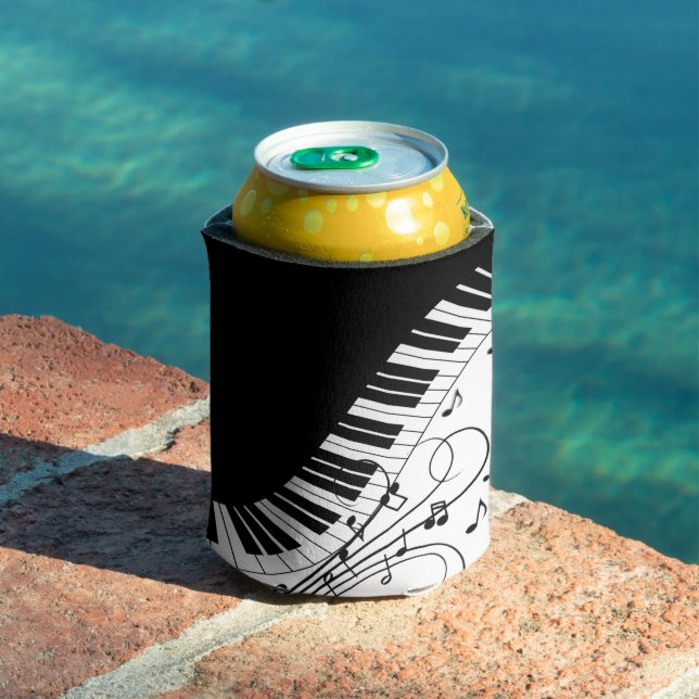 Porta-lata Design de Música do Teclado Piano (Piscina in situ)