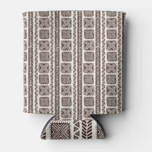 Porta-lata Design de Padrão Ético Tribal Sem Olhos