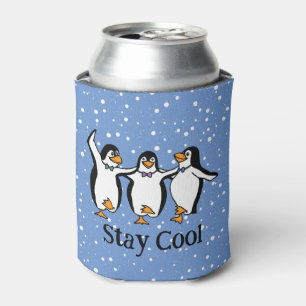 Porta-lata Design de Penguins dançantes pode resfriar